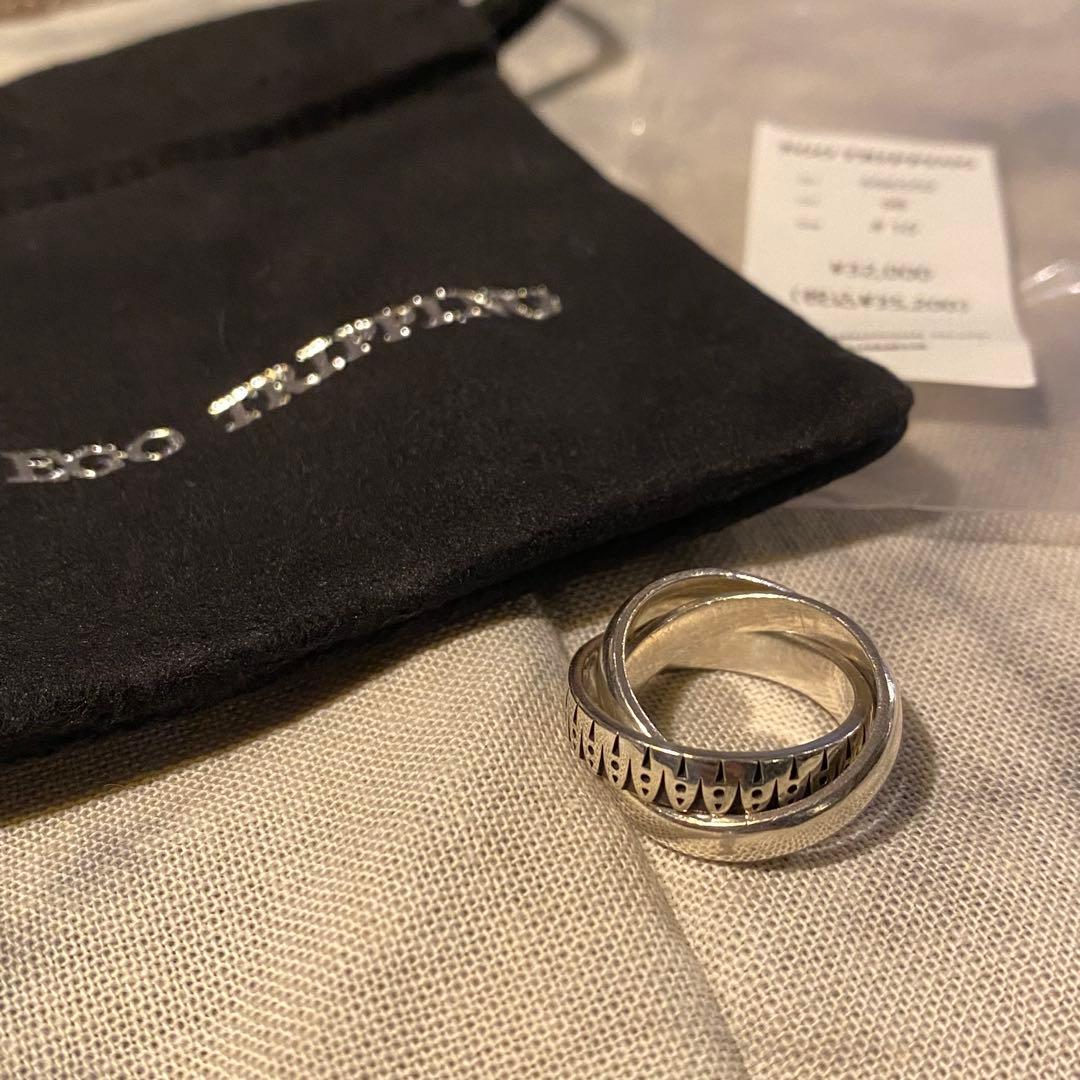 EGO TRIPPNIG エゴトリッピング 3連 シルバー リング