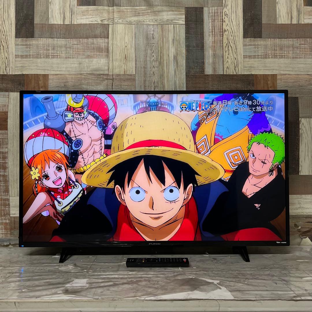 即日受渡❣️全国送フナイ4K43V型地上・BS・110度CSテレビ外付HDD対応