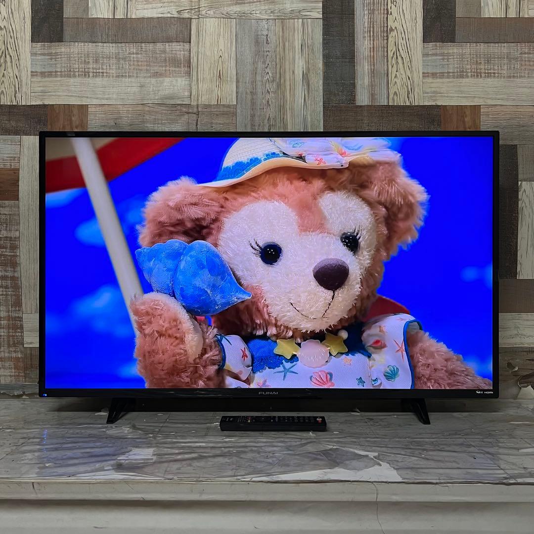 即日受渡❣️全国送フナイ4K43V型地上・BS・110度CSテレビ外付HDD対応