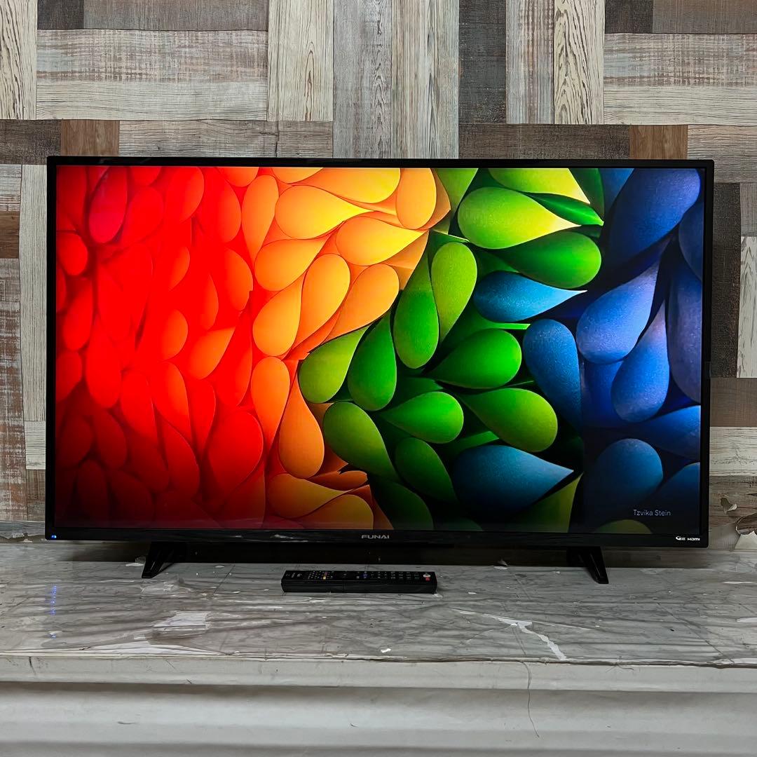 即日受渡❣️全国送フナイ4K43V型地上・BS・110度CSテレビ外付HDD対応