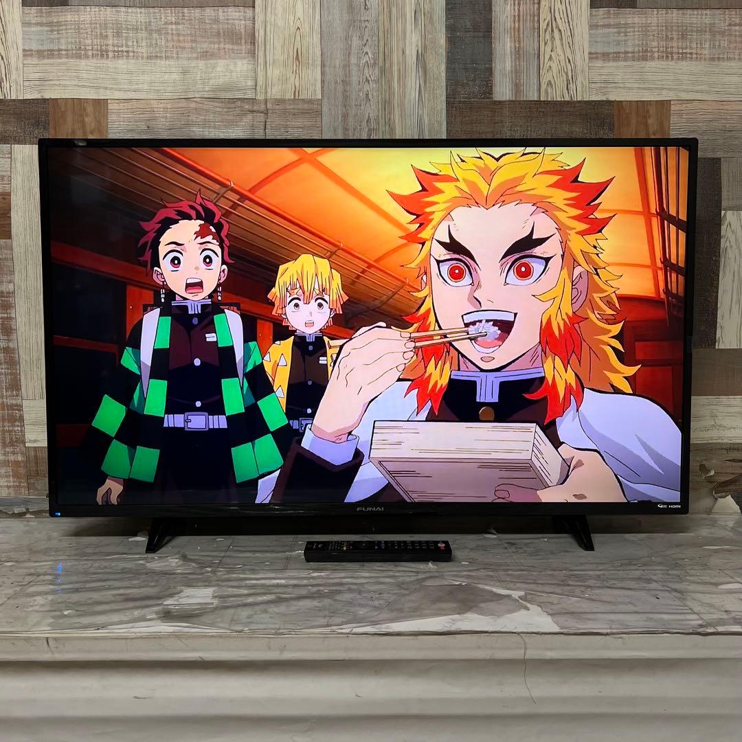 即日受渡❣️全国送フナイ4K43V型地上・BS・110度CSテレビ外付HDD対応