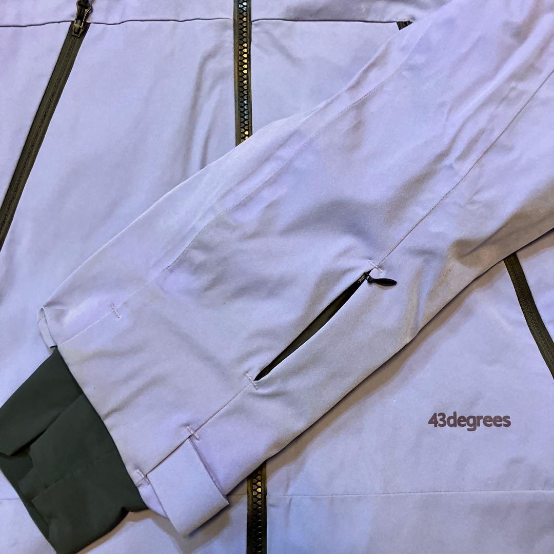 43degrees FS SB2005 L-2L 上下セット　防寒中綿入り防水