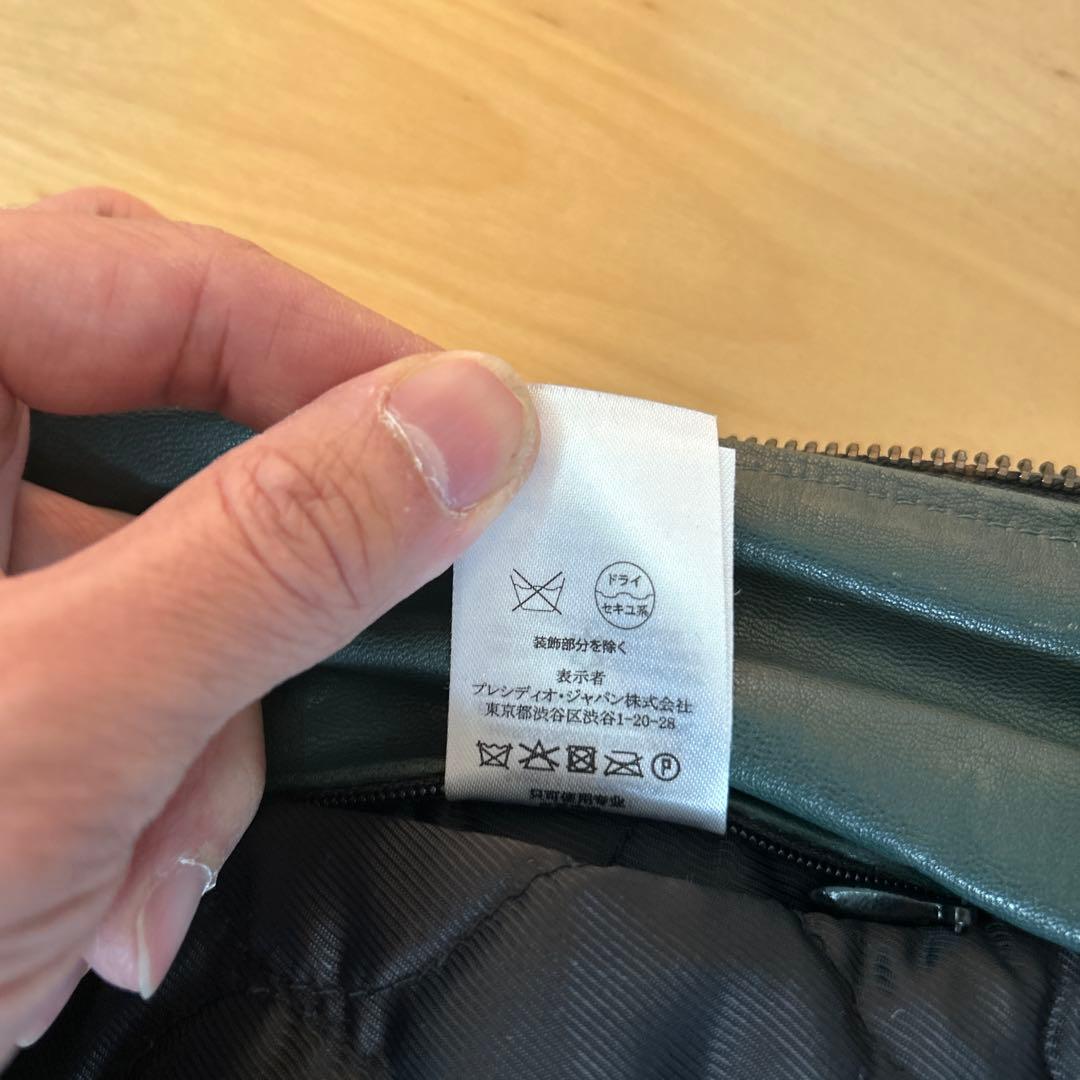 アルマーニエクスチェンジ　本革　革ジャン　サイズM