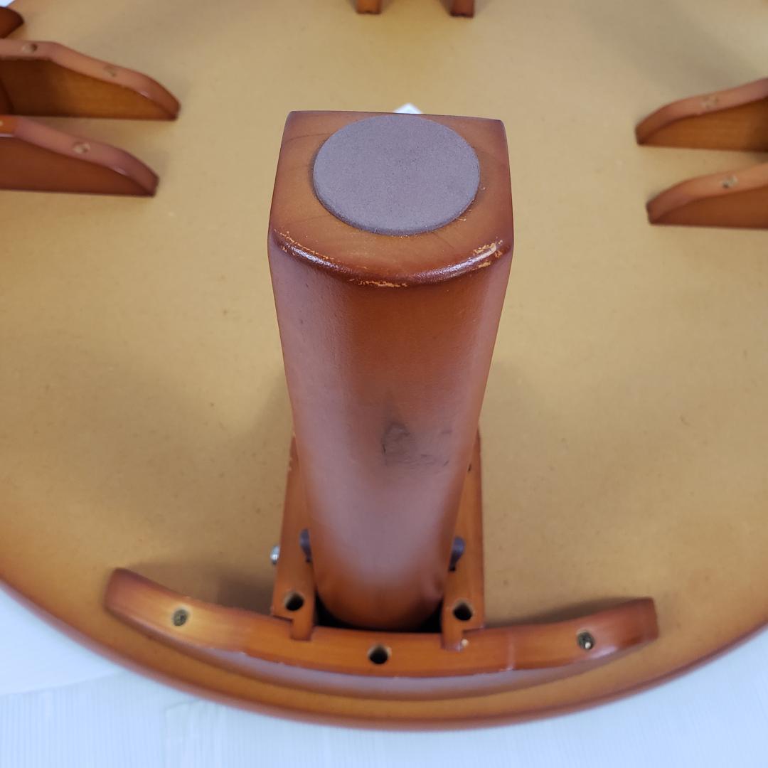 丸テーブル　座卓　ちゃぶ台　レトロ　アンティーク　直径80 高さ34