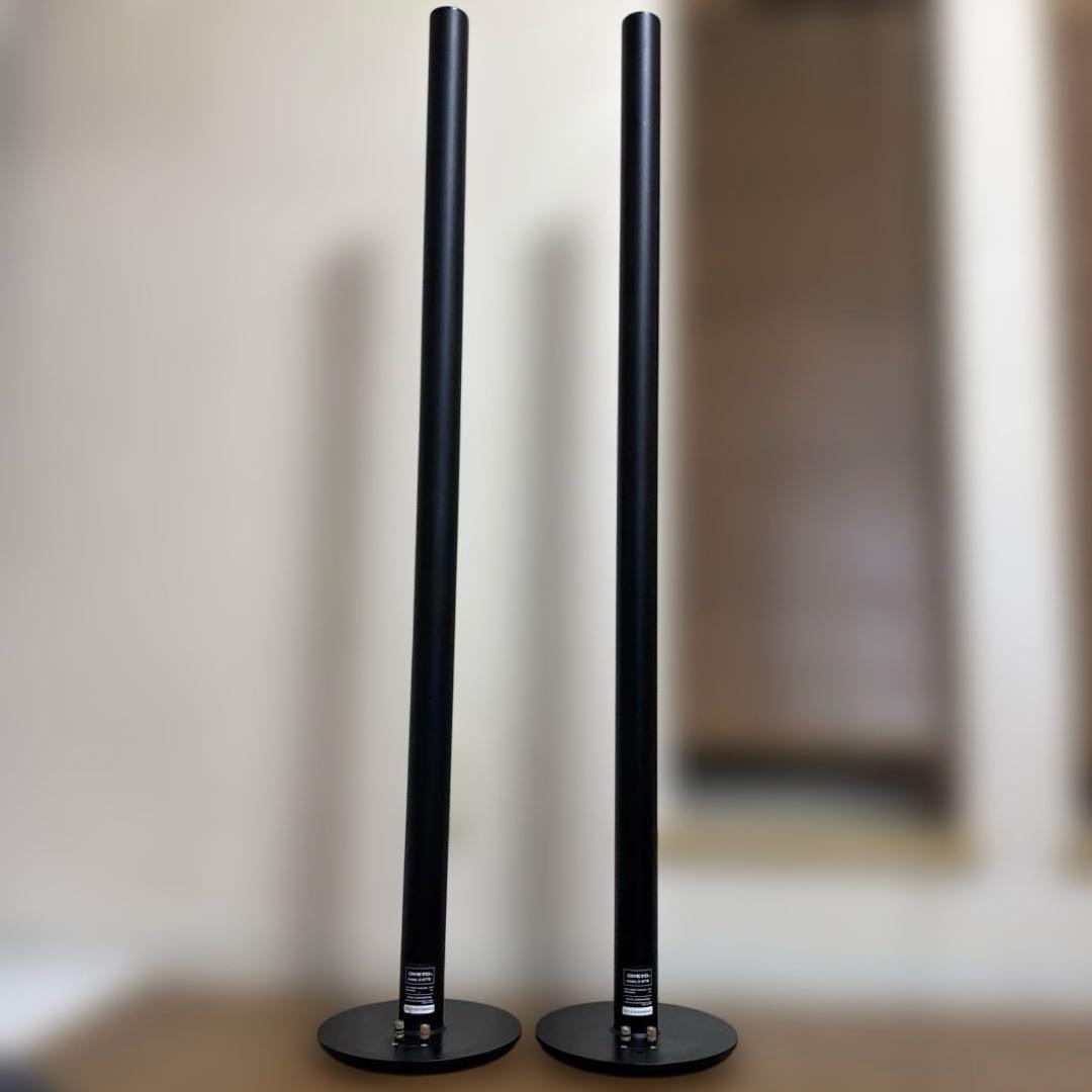 ONKYO スピーカースタンド 2本セット ブラック