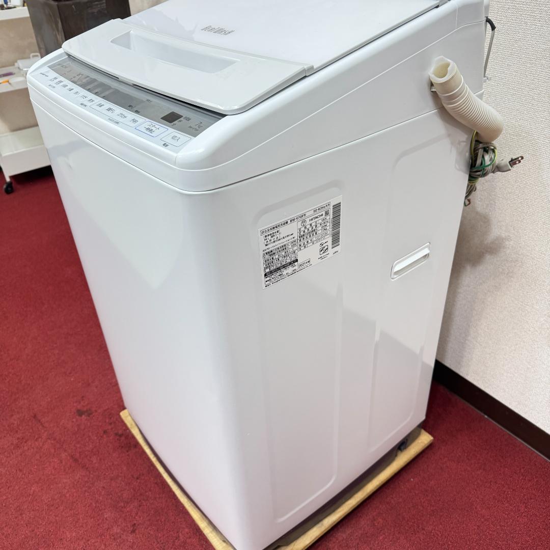 東京23区送料無料　超美品日立7㎏縦型洗濯機　2021年製　洗浄/除菌済み