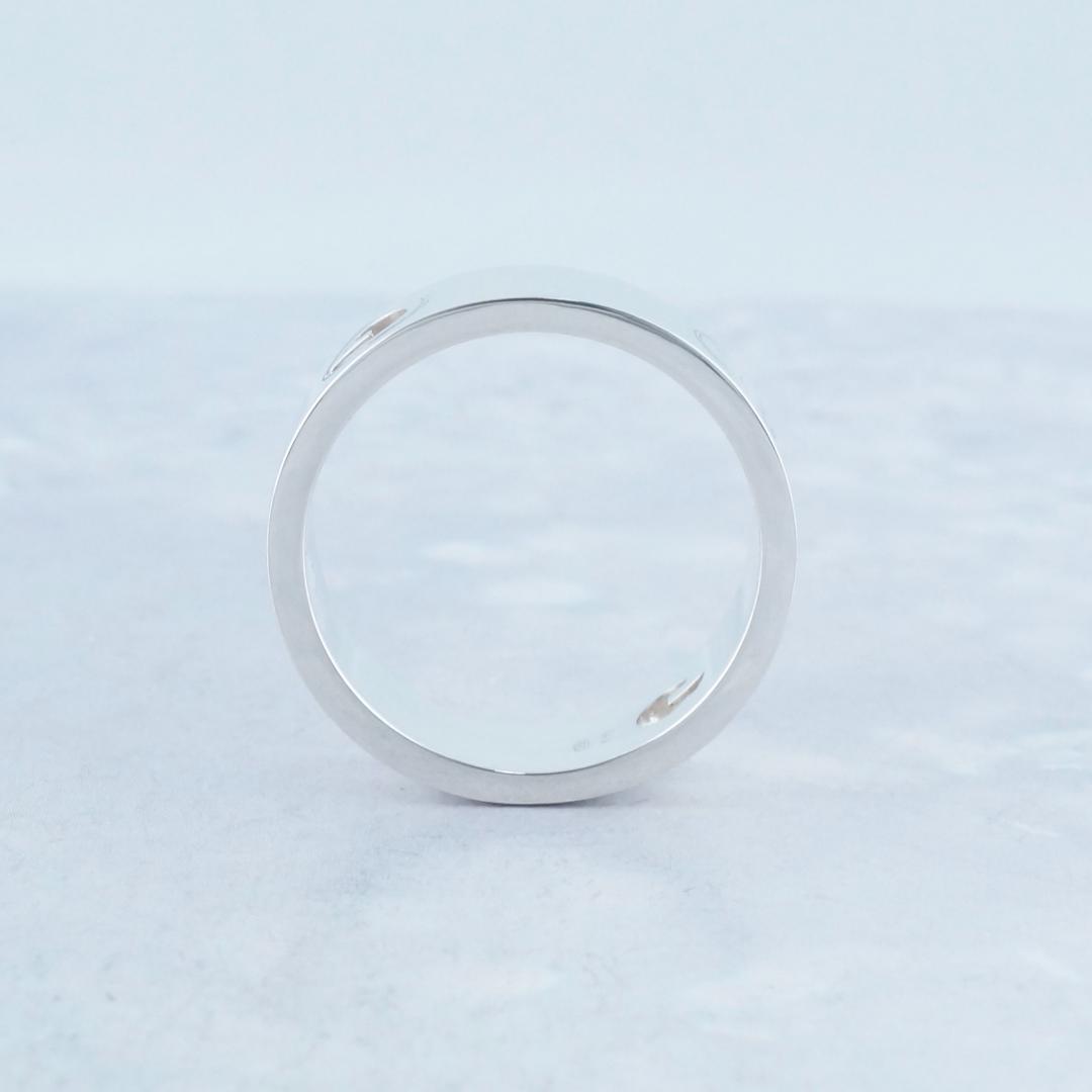 新品仕上 グッチ SV925 リング　G ロゴ　２５号