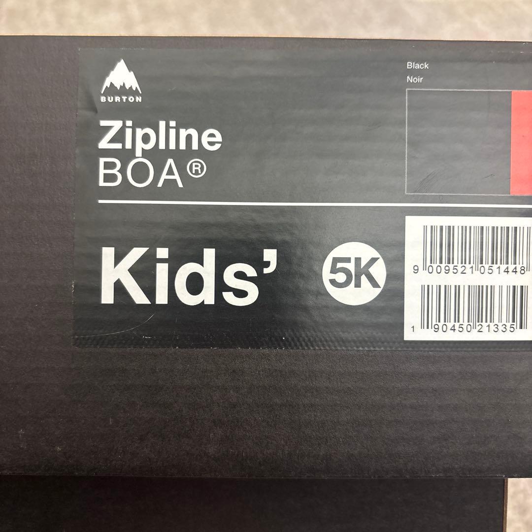 美品★BURTON Zipline BOA キッズ スノーボードブーツ