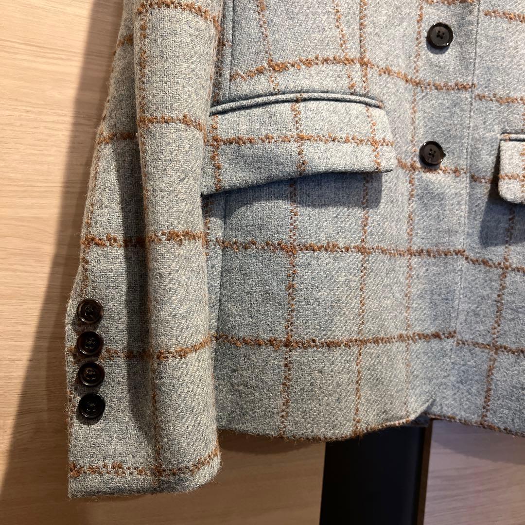 【美品】BROOKS BROTHERS　ジャケットチェック柄 レディース