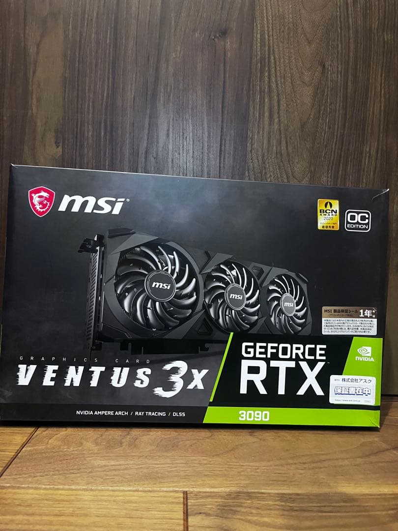 グラフィックボード・グラボ・ビデオカード MSI GEFORCE RTX 3090 VENTUS 3X