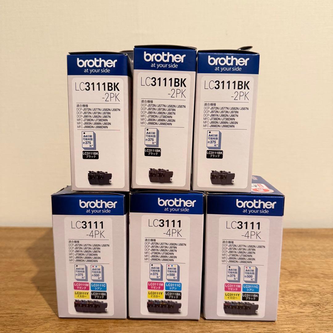 【 未開封・純正 】brother インク LC3111 全18個 6箱セット
