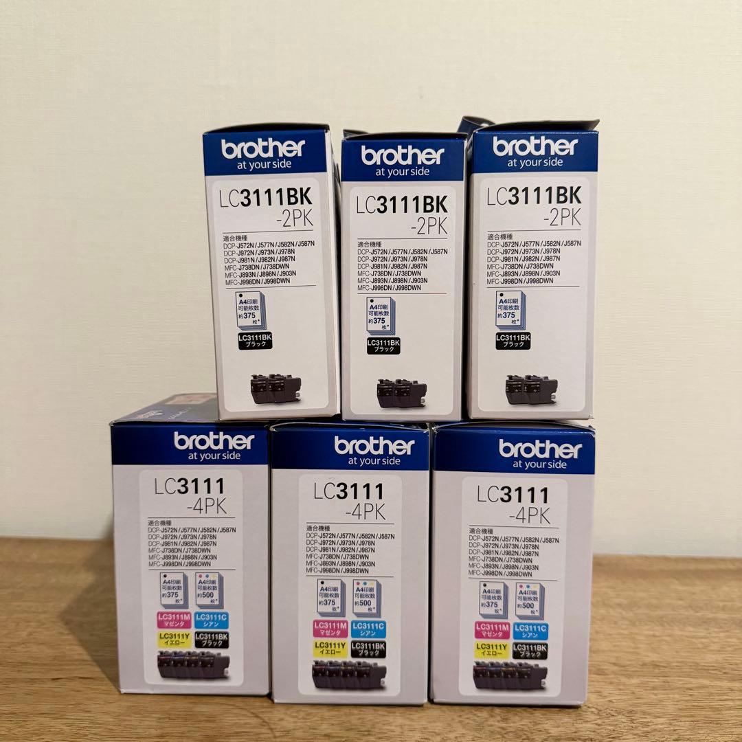 【 未開封・純正 】brother インク LC3111 全18個 6箱セット