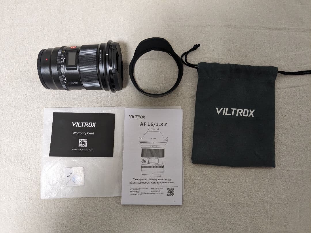 VILTROX AF 16mm F1.8 Z レンズ
