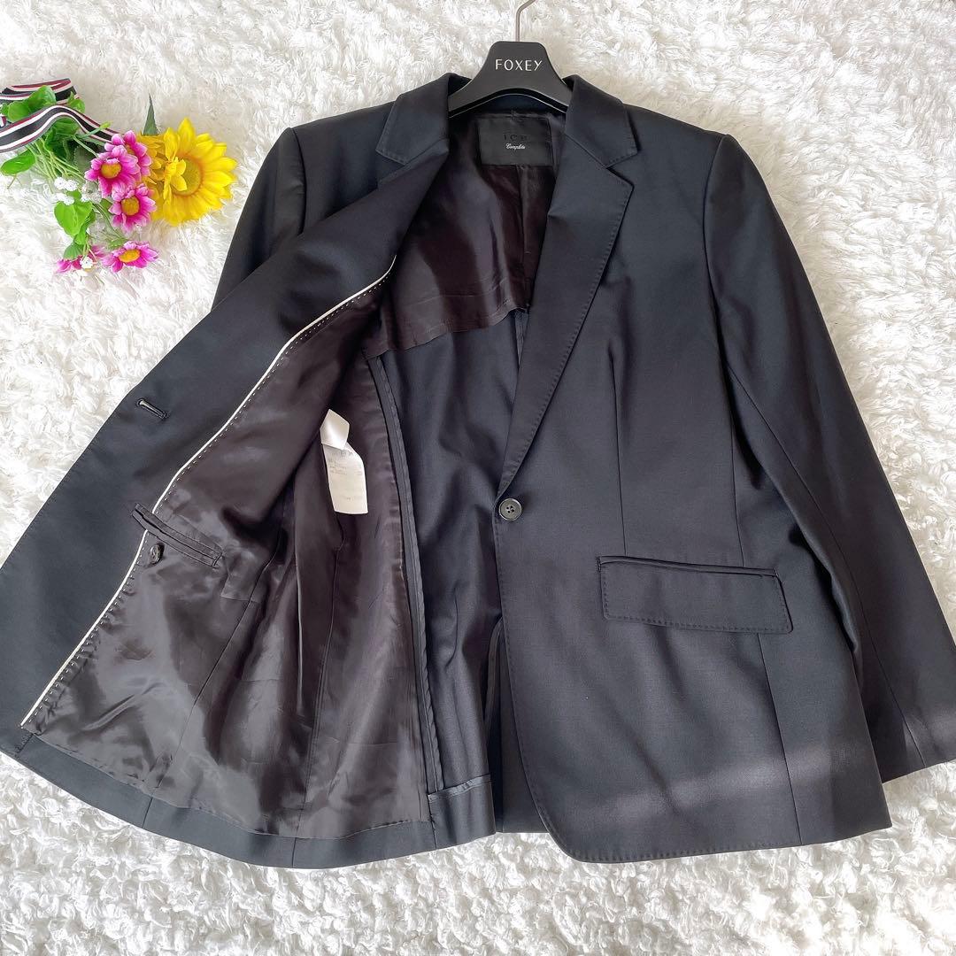 ICB アイシービー⭐️パンツ セットアップ スーツ 黒ブラックビジネス44 42