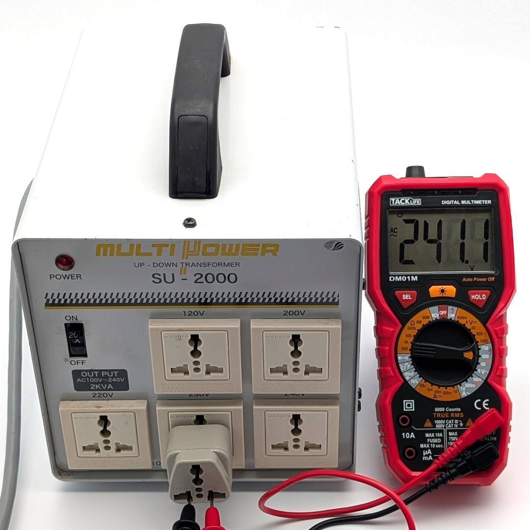 スワロー電機 SU-2000 マルチパワートランス アップダウントランス