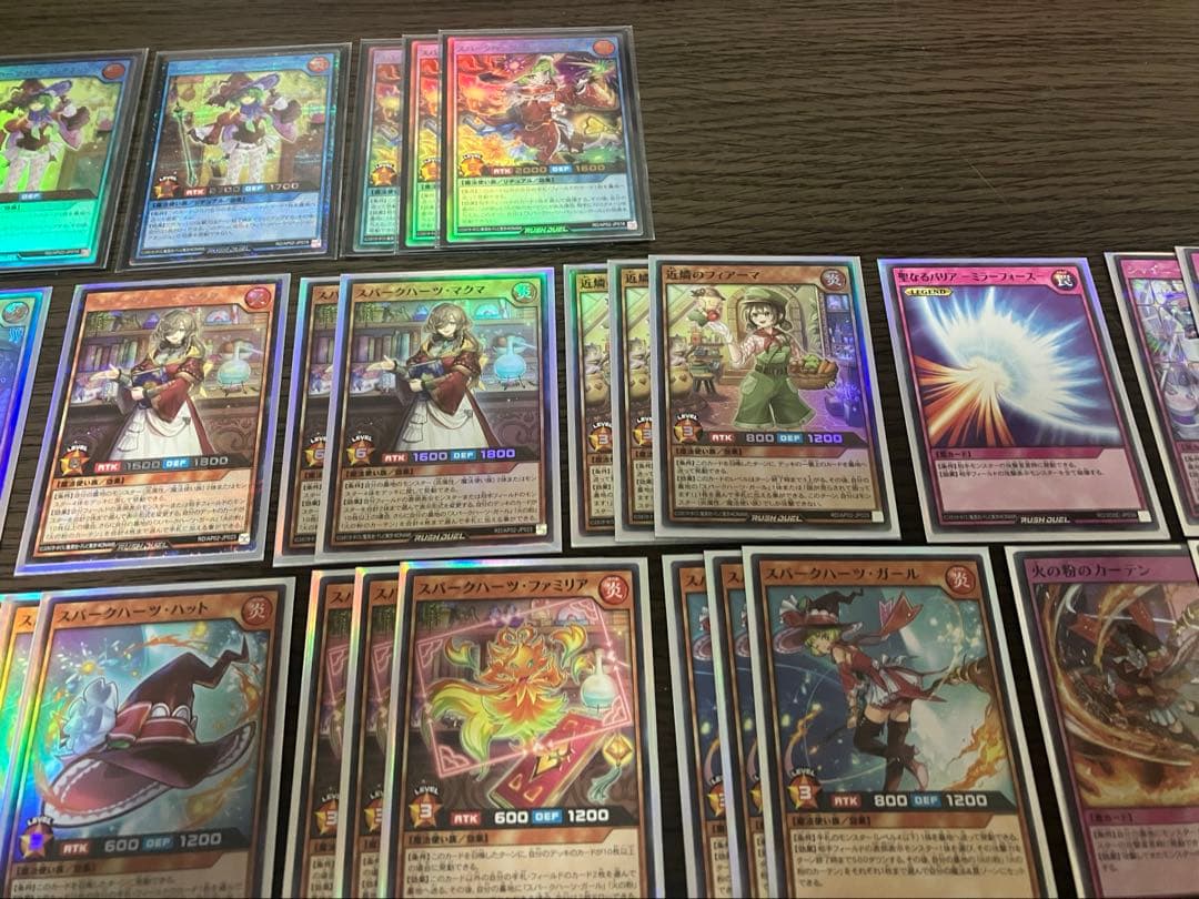 ラッシュデュエル　デッキ　スパークハーツ　シャイニーシェイディー　コスモス姫