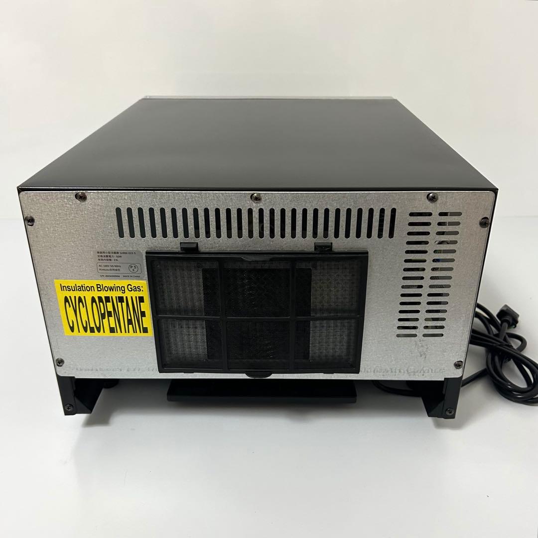 美品 冷蔵庫 小型冷蔵庫 23L ペルチェ式 SHRM-023-S