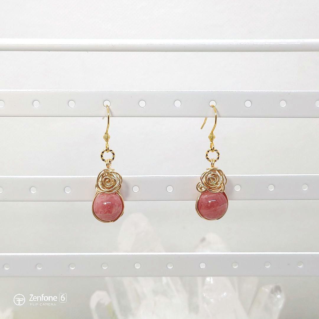 n.♡ページです♪天然石ピアス7点です♪