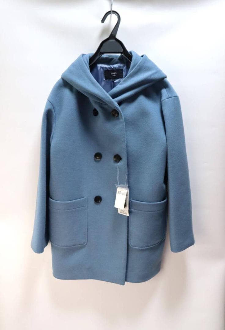 新品 SHIPS シップス フード ショート コート ダッフルコート アウター