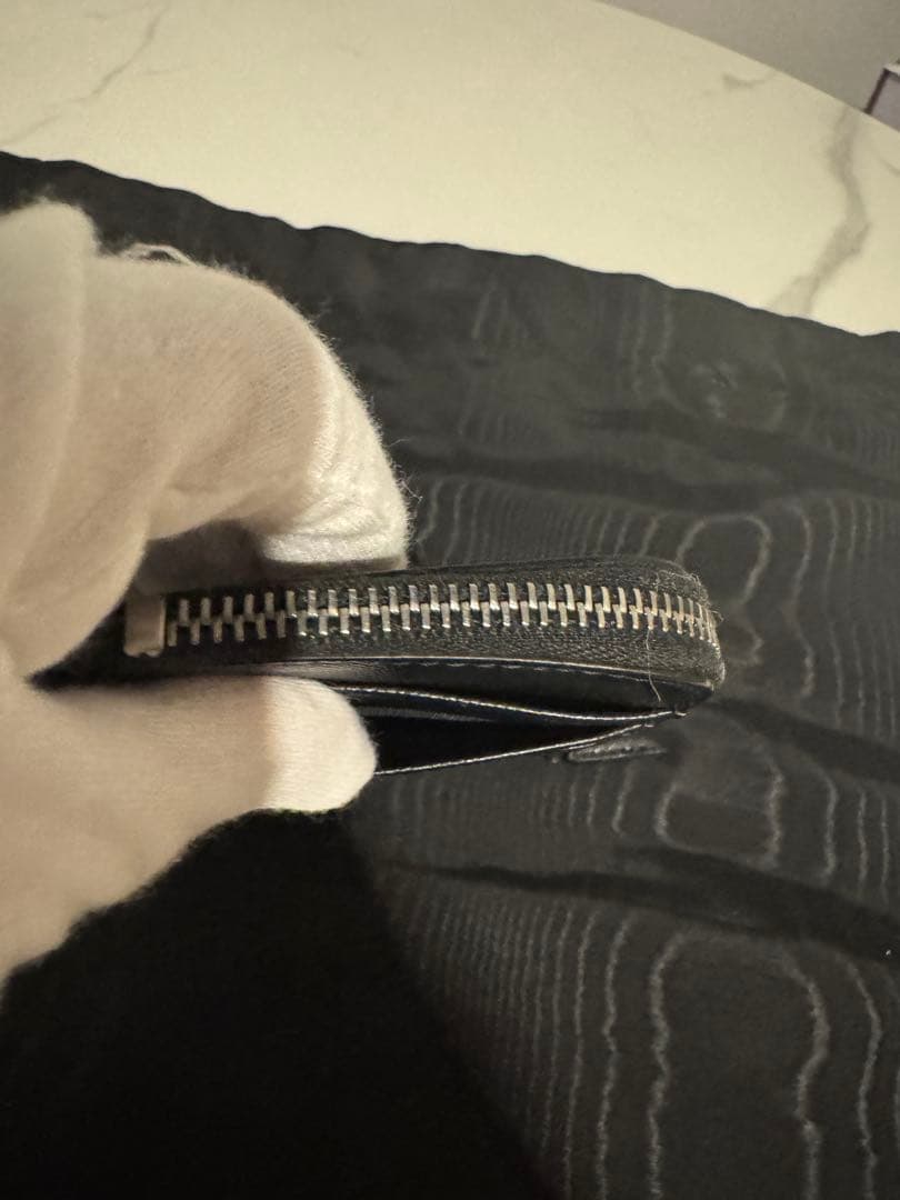 PRADA サフィアーノ クジラ柄 カードケース ケース 黒