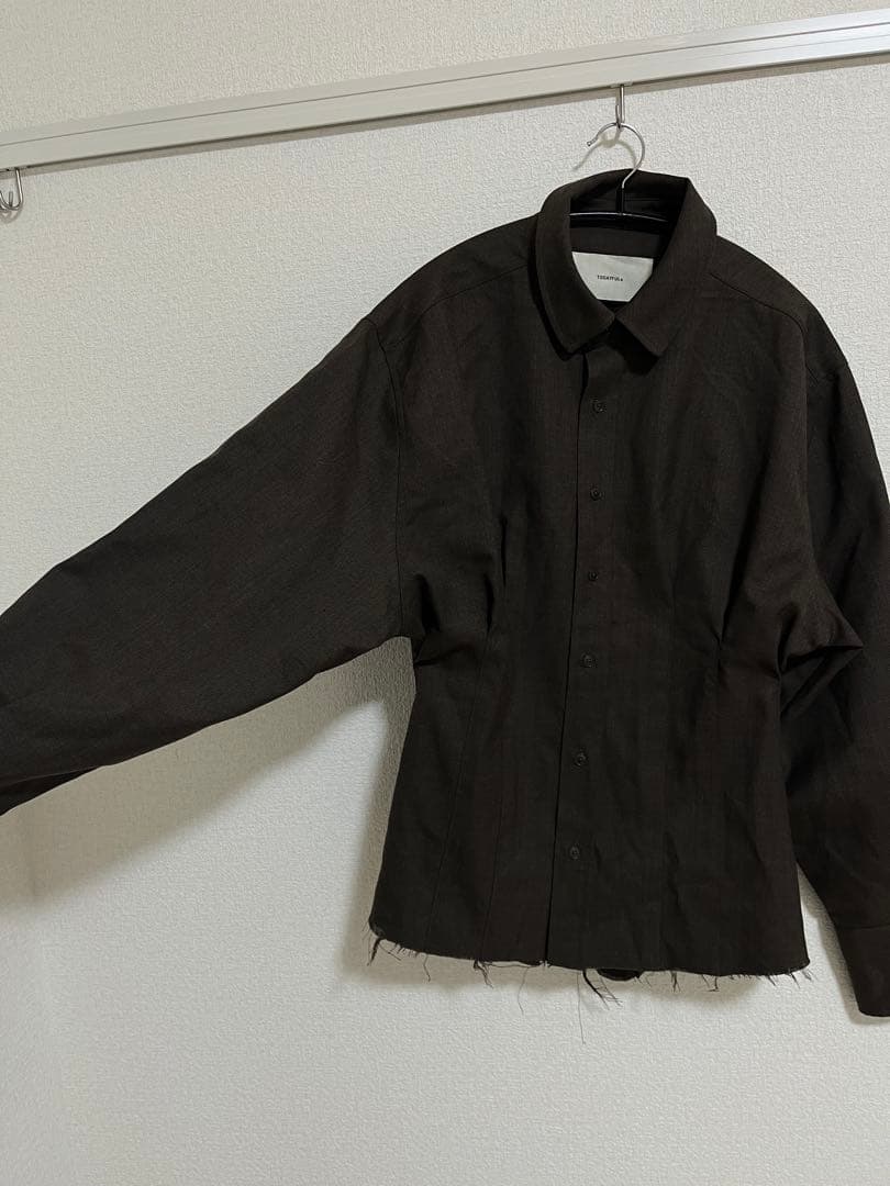 ⭐️美品⭐️ free sizeトゥデイフル　ウエストタックシャツ　ブラウン