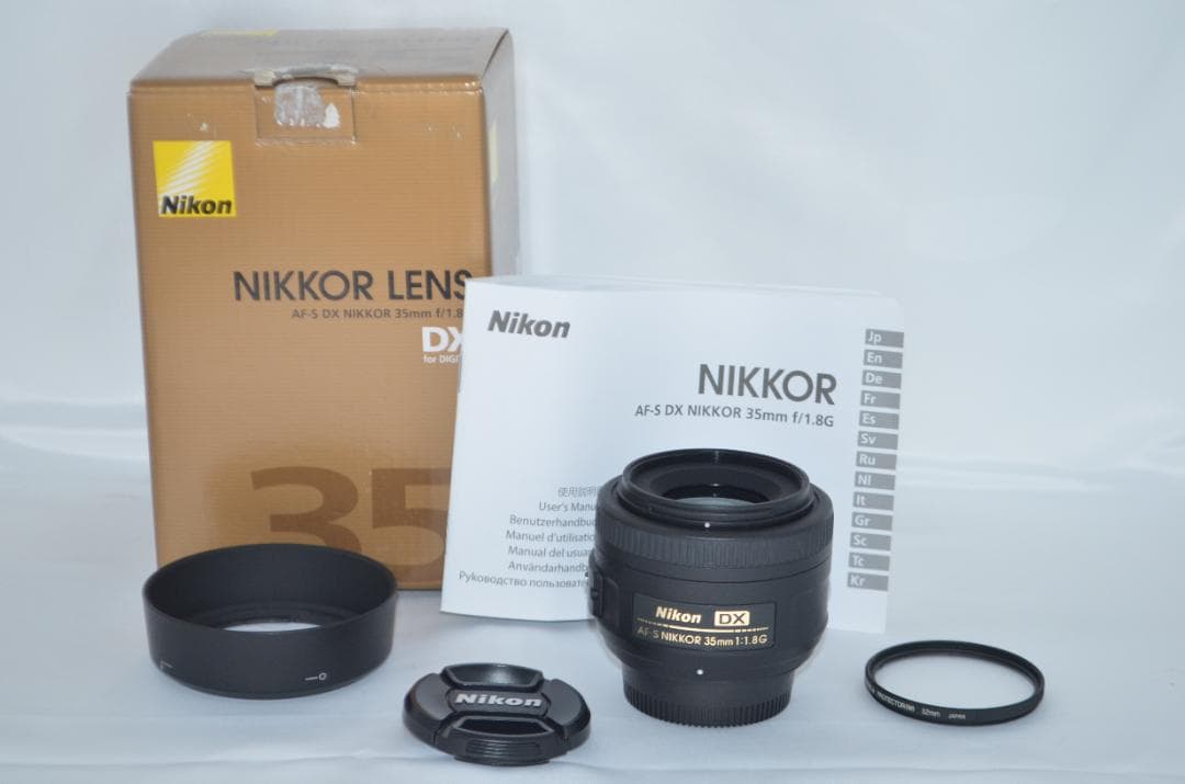 美品❣️Nikon⭐️DX AF-S 35mm F1.8 G 単焦点 元箱