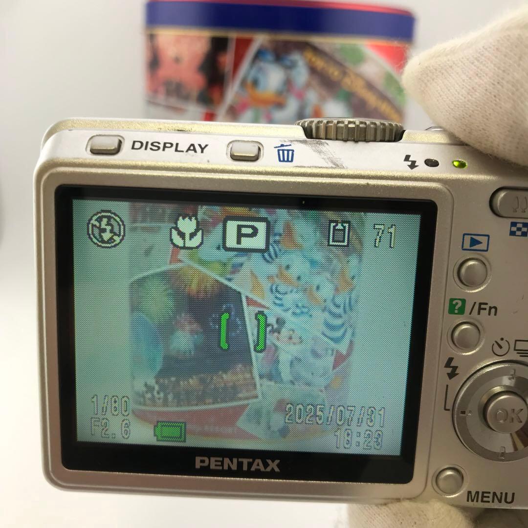 SDカード付/実写美⭕️美品【動作確認済】PENTAX OPTIO S60