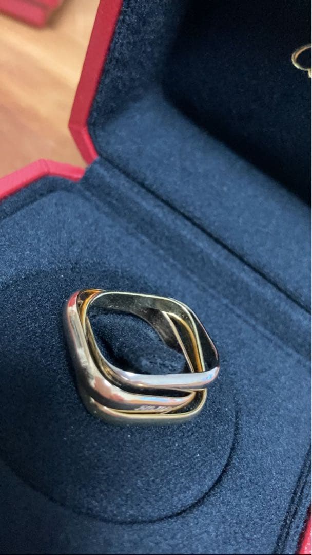 カルティエ　トリニティ　クッションリング