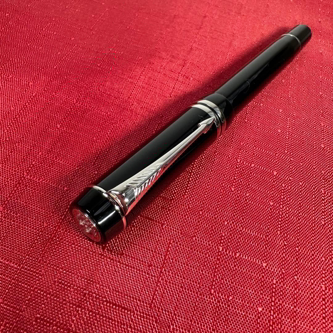 らじ パーカー デュオフォールド 18金 万年筆 PARKER 新品