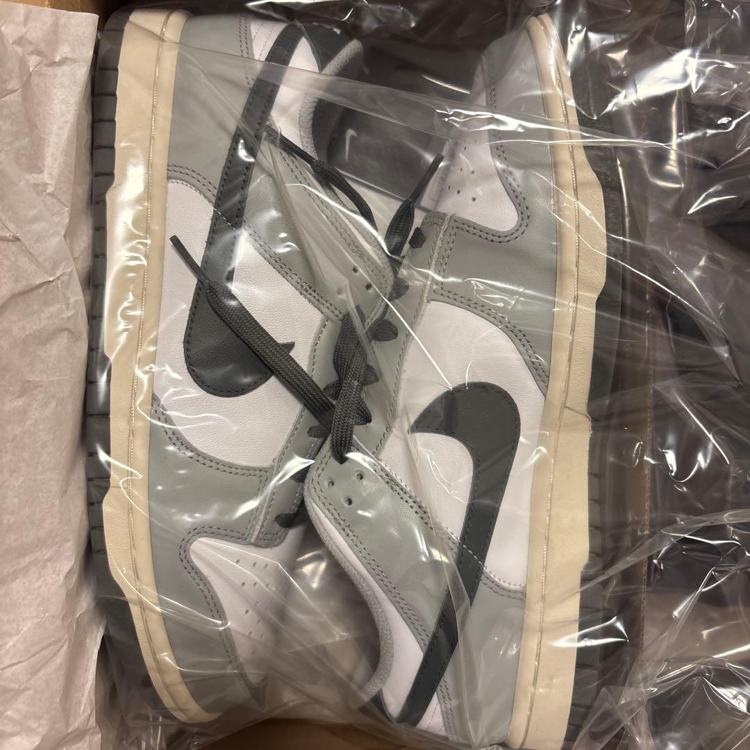新品Nike Dunk Low 27cm ホワイト/グレー　Smoke Grey
