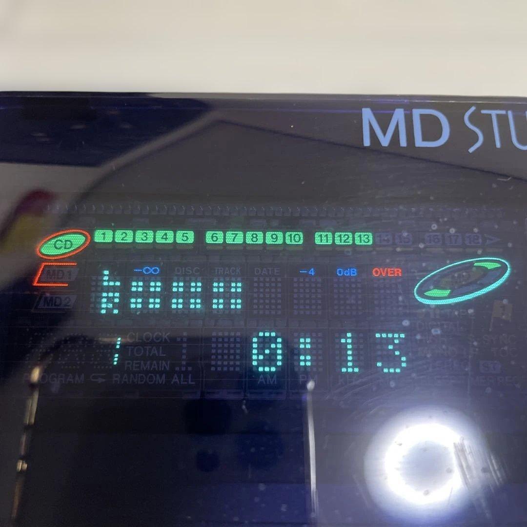 シャープ　MD-F200 MD CD カセットテープ　ダブルMD 再生確認済み