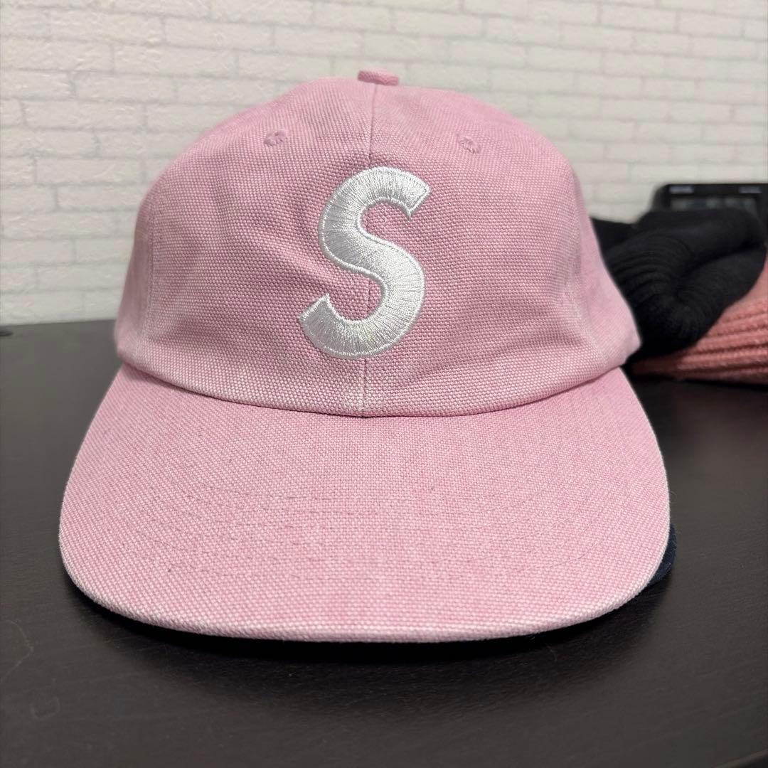 supreme キャップ　ピンク　レア