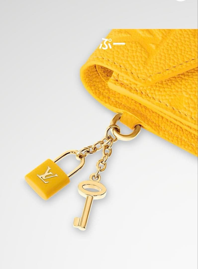 ルイヴィトン　ポルトフォイユ・ヴィクトリーヌ 三つ折り財布 イエロー　未使用品！