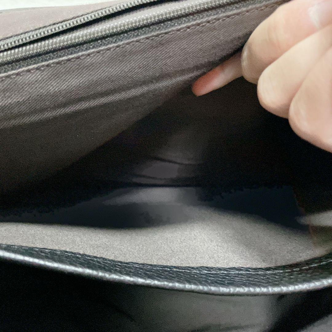 Zanellato ブラック ブリーフケース 金具 メンズ ワンハンドル