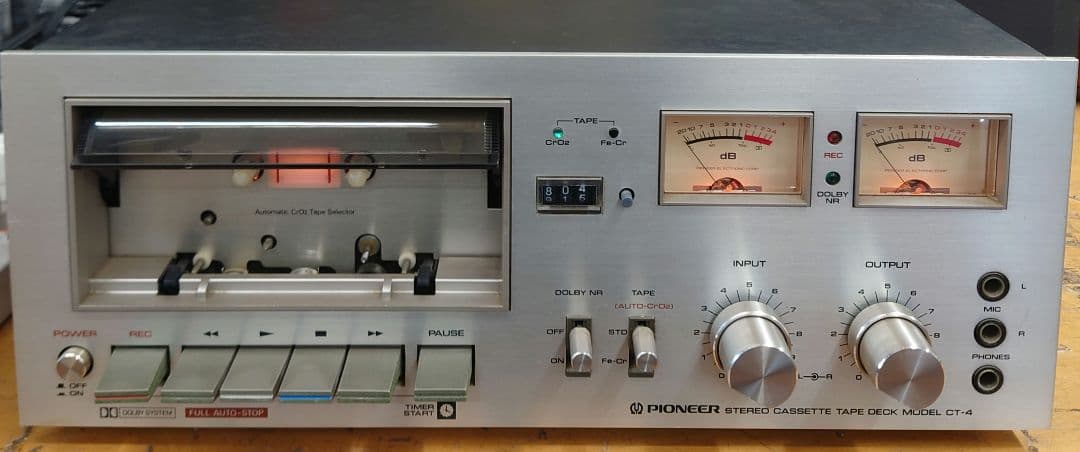 【定価︰￥55,800・1976年】PIONEER CT-4 カセットデッキ