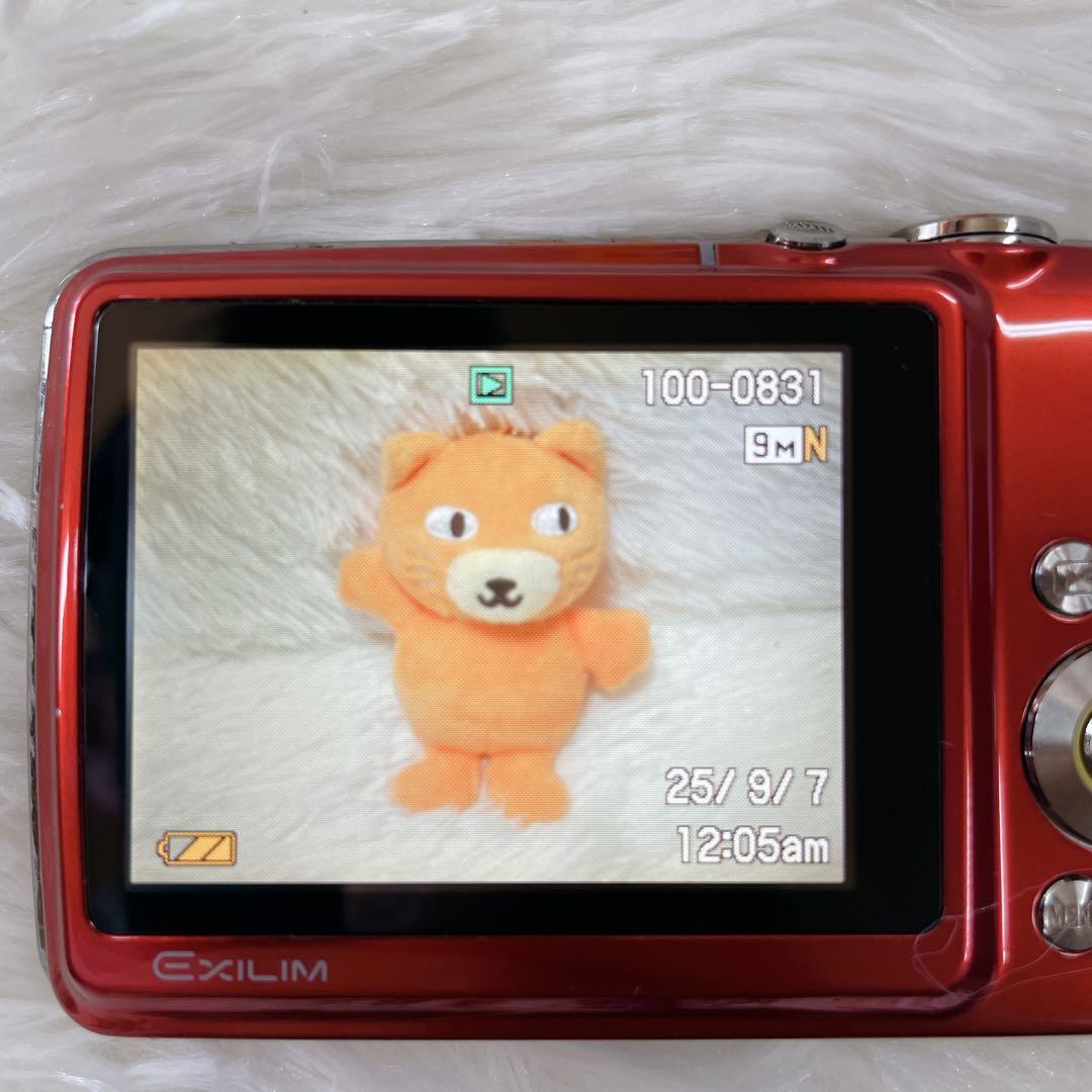 ✨極美品・付属品付✨ CASIO EXLIM【EX-FS10】レッド カシオ