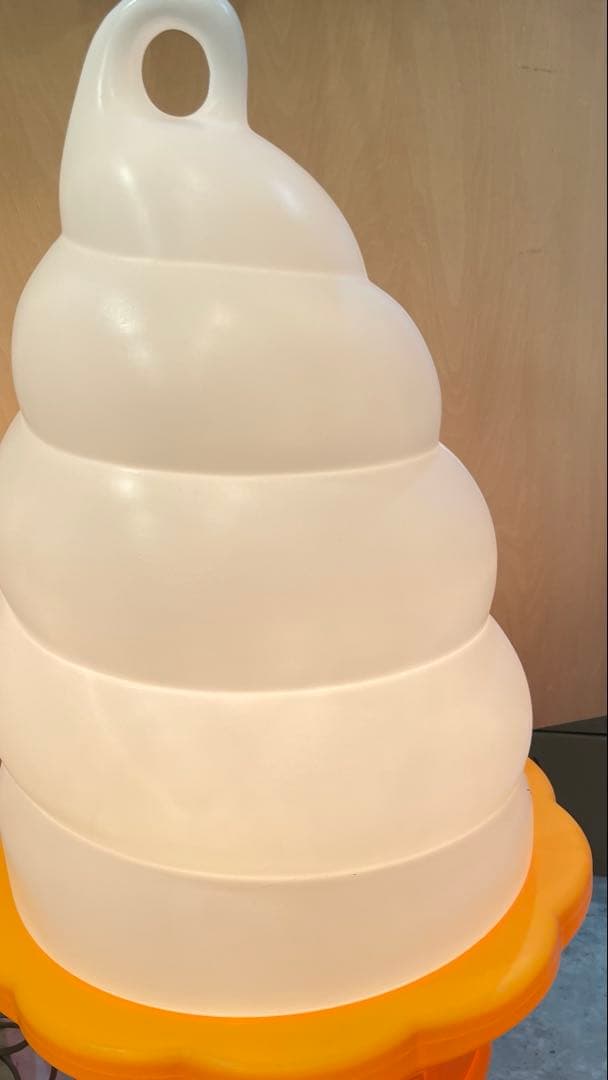 ソフトクリーム看板 スジャータ TOMI 昭和レトロ 業務用 ライト 置物