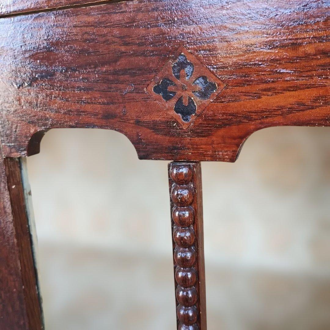 よ*ず様 アンティーク　木製ガラス扉　キャビネット　本棚