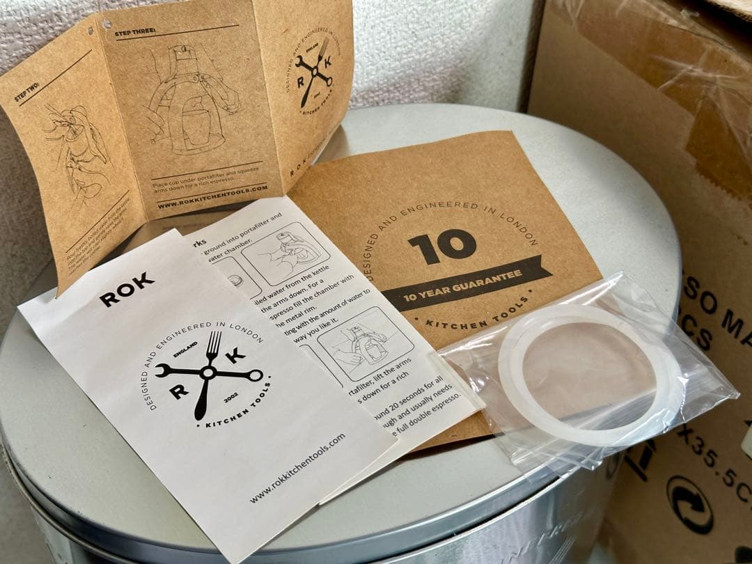 ROK エスプレッソメーカー GCにアップグレード可♪ 中古 おまけ多数