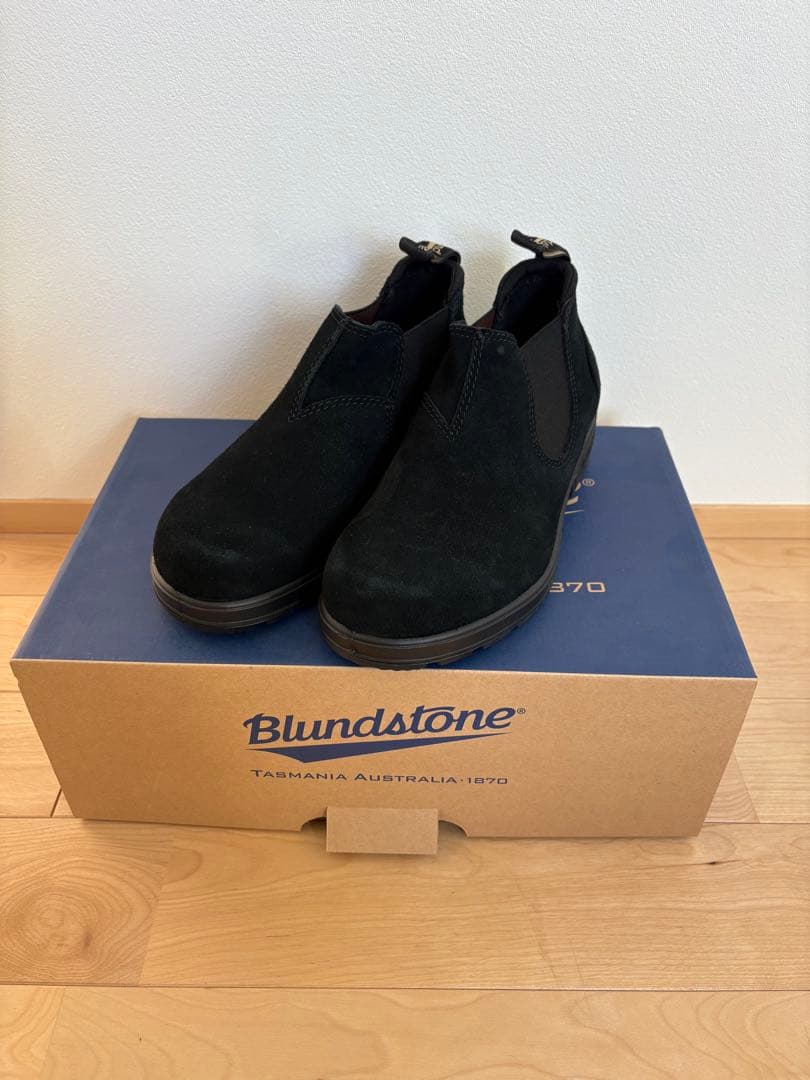 Blundstone 1605 ブラックスエード サイドゴアブーツ サイズ3