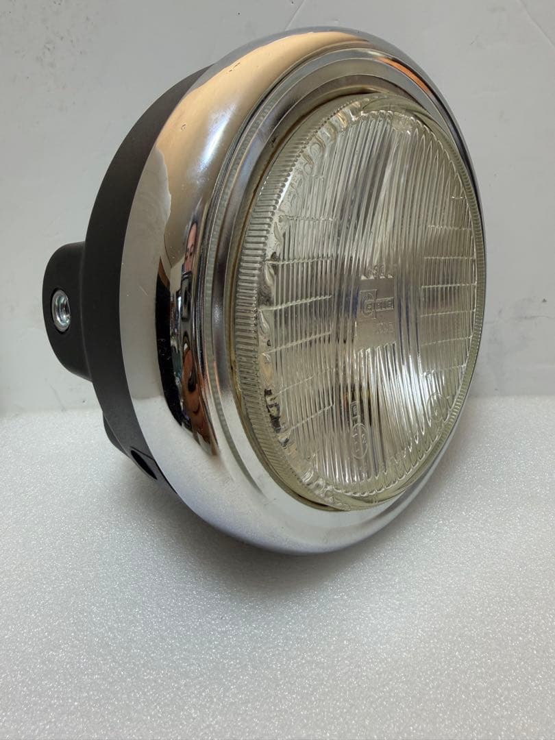 当時物シビエスーパーオスカー凹みレンズ付きヘッドライトASSYマーシャル