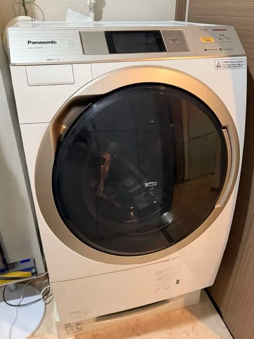12/22まで　Panasonic ドラム式洗濯機 NV-VX9700R