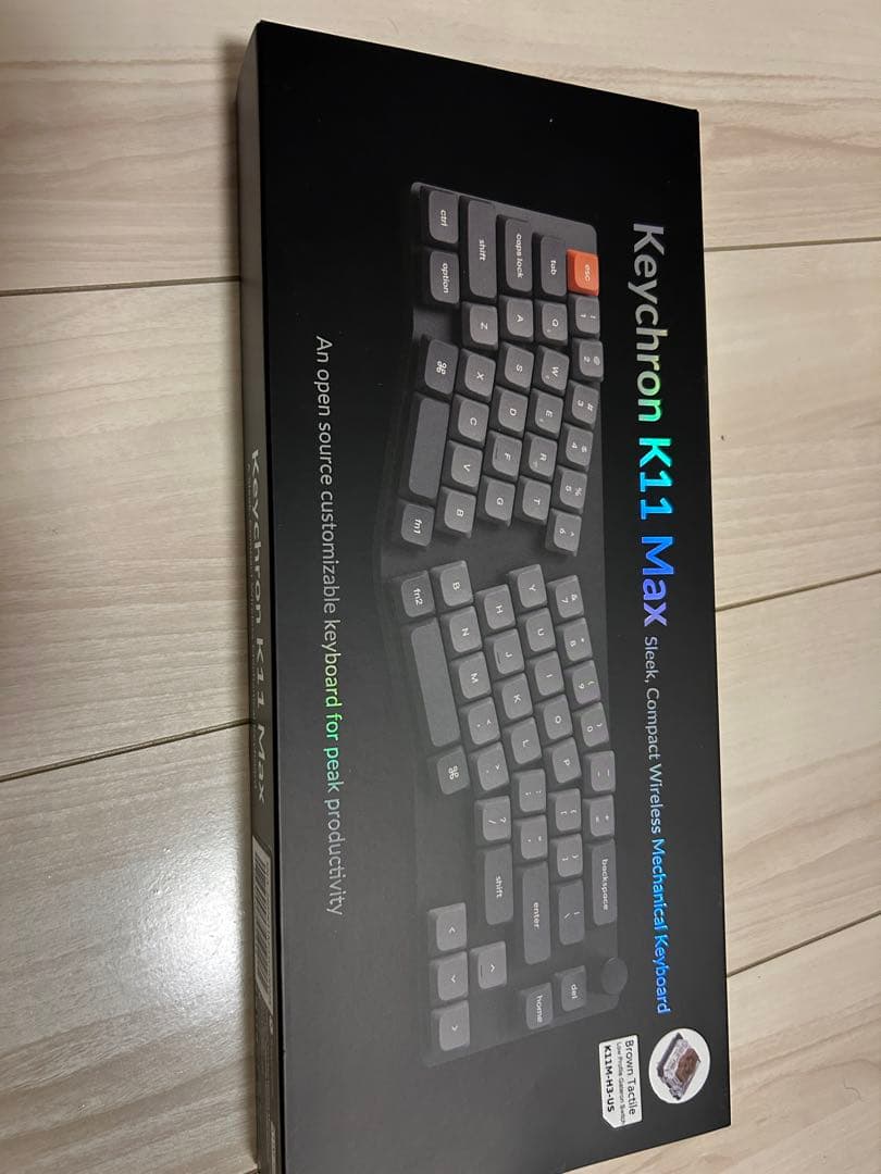 Keychron K11 Max ホットスワップ茶軸　技適有
