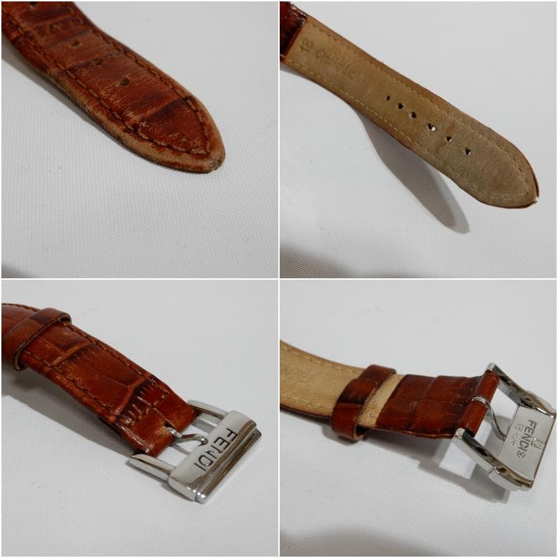 稼働良品　FENDI レディースウォッチ　レザー　210G　男女兼用　新品電池