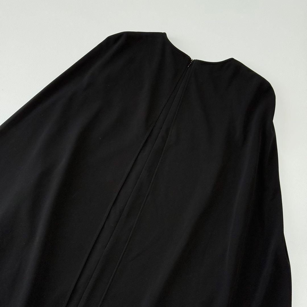 LE PHIL ルフィル ケープドレス ブラック ケープワンピース フォーマル