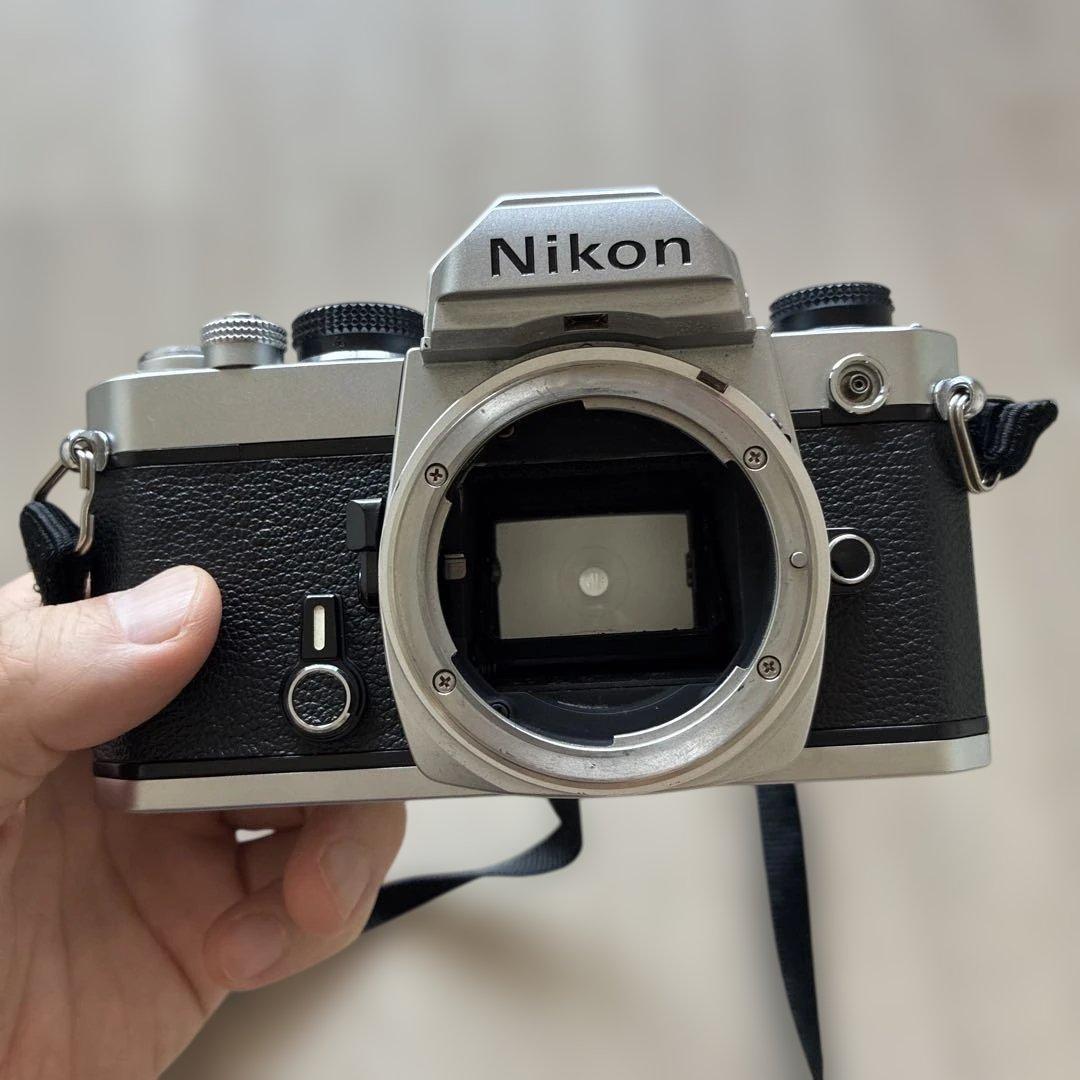Nikon FM シルバー＋NIKKOR 50mmレンズ 動作確認済み
