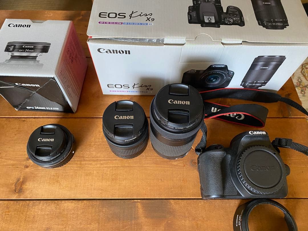 Canon Kiss9 セット　別購入　単焦点レンズ付き