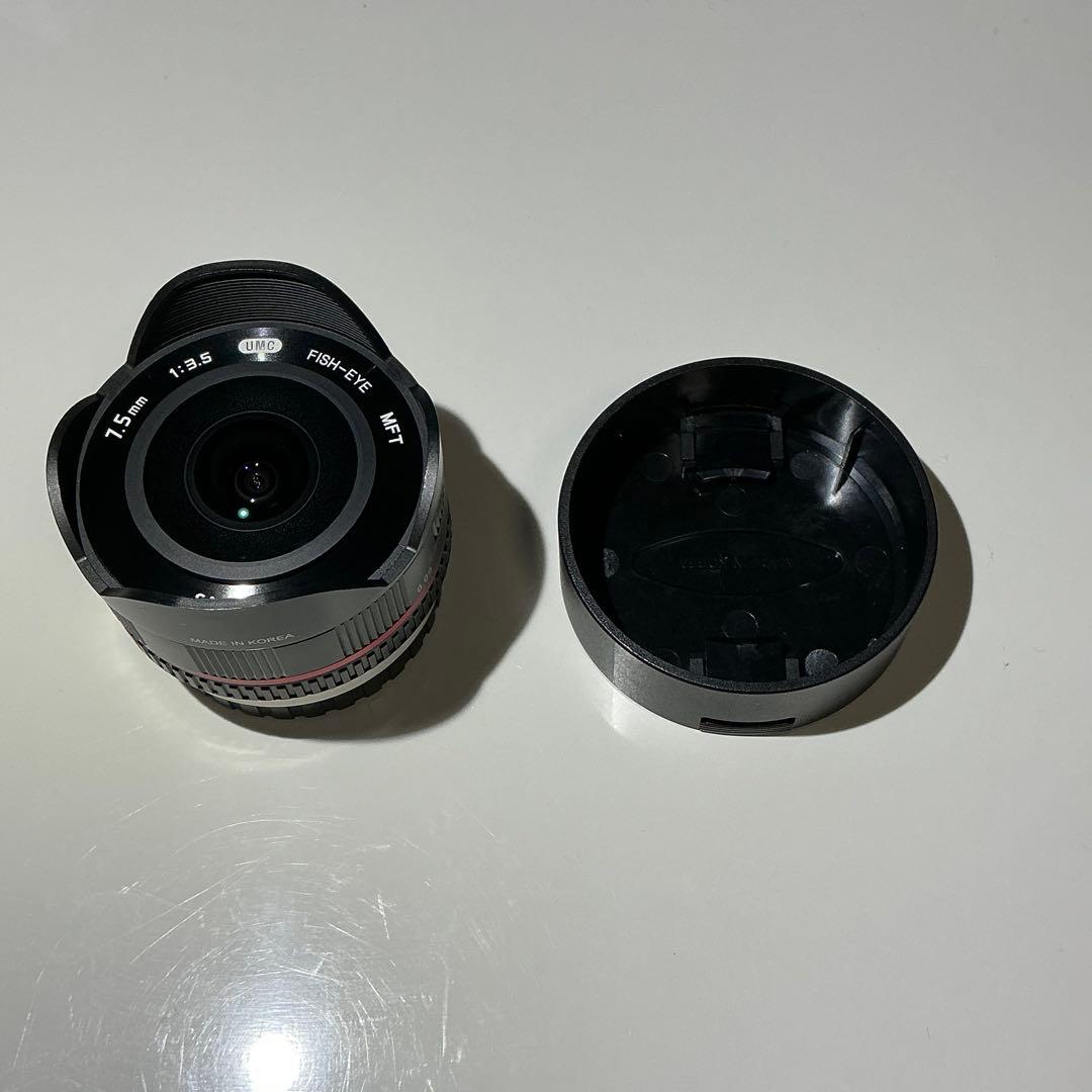 【中古】SAMYANG 8mm F3.5 Fish-eye MFTレンズ