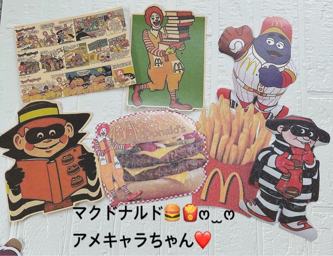 アメキャラおすそ分けファイル＆マクドナルド＆マリリン＆シンプソンズ増量限定1♡