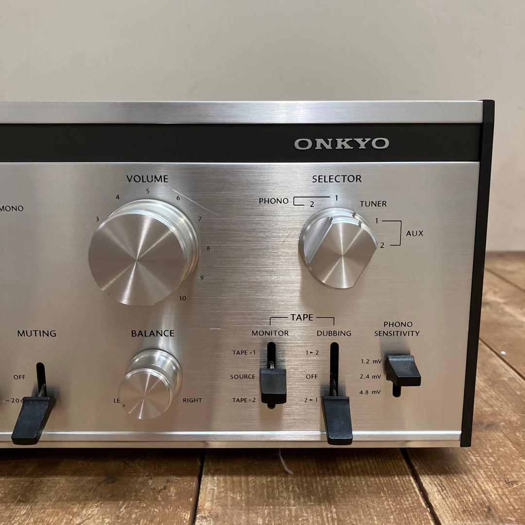 D-1 昭和レトロ オンキョー インテグラ A-755 mkII/70 アンプ